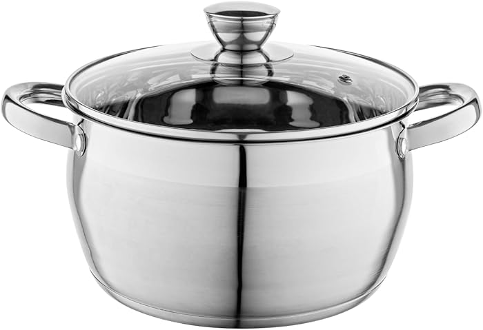 FLORINA Oliver Stainless Steel Saucepan 6 Litres