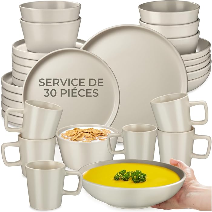tectake Dinner set