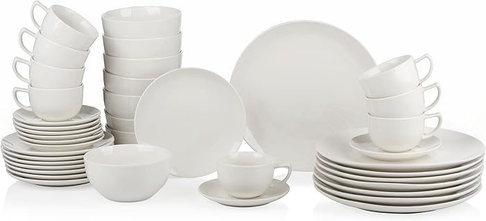 Alpina Service de Vaisselle 40 Pièces pour 8 Personnes