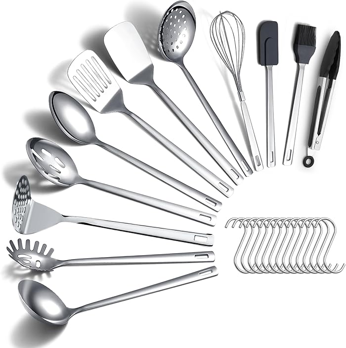 ReaNea 26 Piece Stainless Steel Kitchen Utensils Set