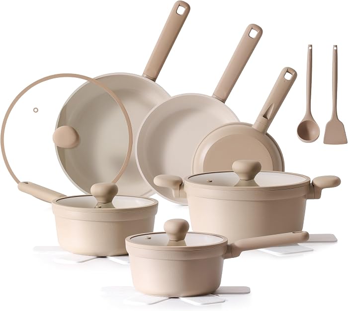 SENSARTE Batterie de Cuisine 17 Pcs