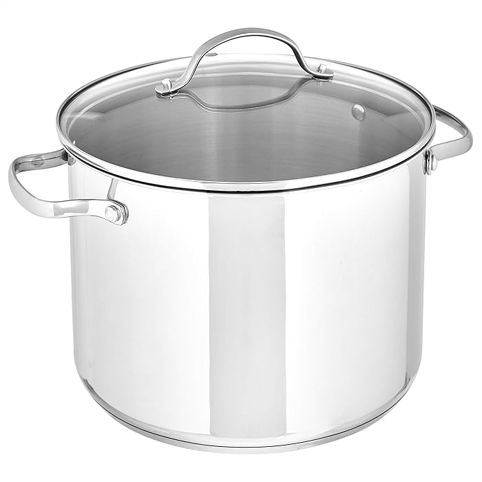 Test de la casserole Amazon Basics en acier inoxydable 7.6 litres : robuste et polyvalente ?