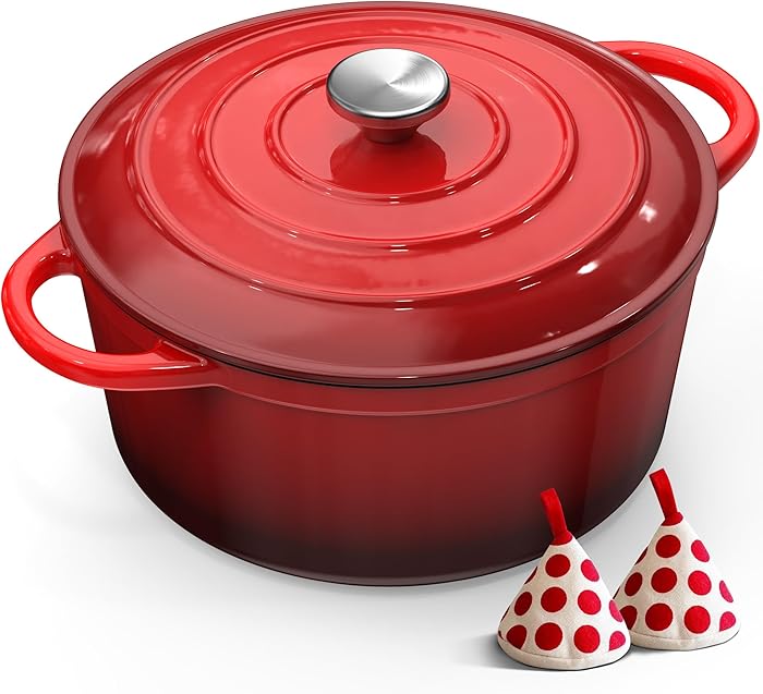 Cast Iron Dutch Oven Casserole with Lid