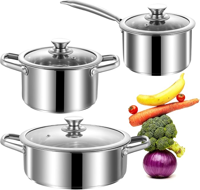 Set de batterie de cuisine antiadhésif compatible induction