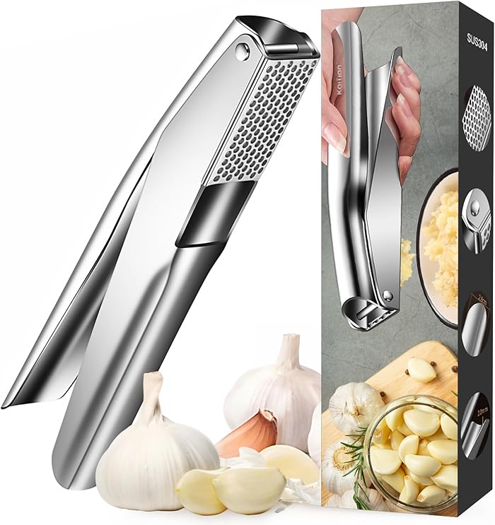 KAITION Stainless Steel Garlic Press