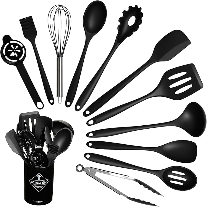 VINATO 12 Piece Silicone Kitchen Utensil Set