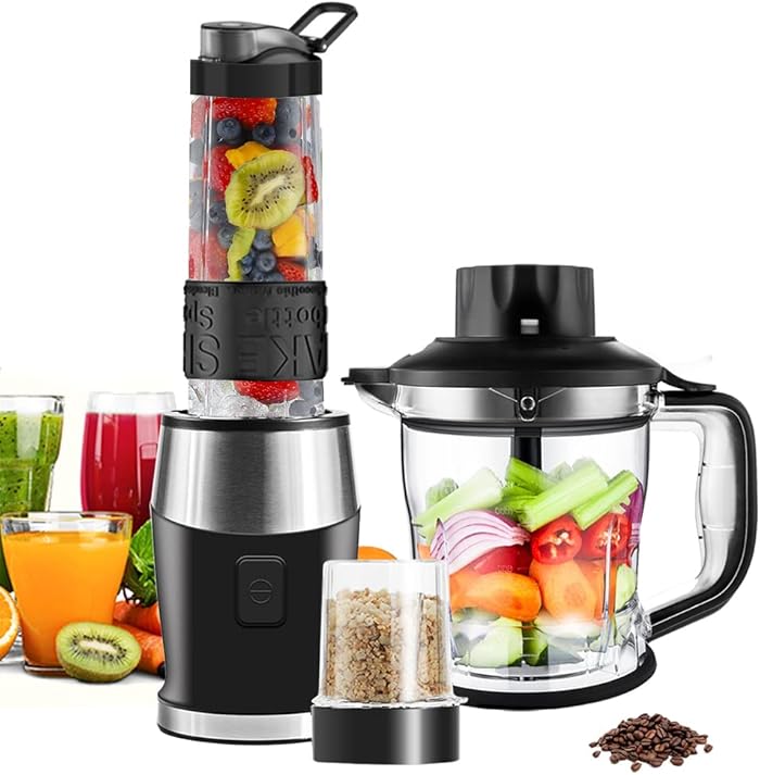 WAWORIO Blender 3-en-1 700W